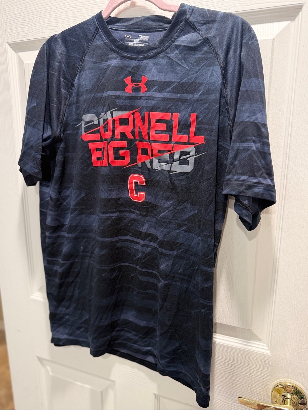 Men's Under Armour Cornell Big Red Performance T-Shirt Size M Camo Grey - Picture 4 of 6
